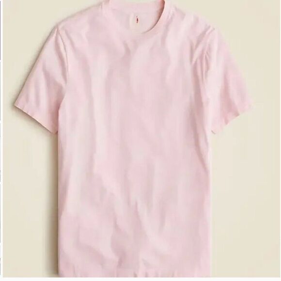 J. Crew Ci166 Pink Broken in Tall Crewneck Cotton T-shirt NWOT size XL - Picture 1 of 10